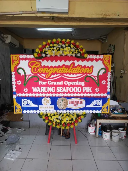Papan Bunga Ucapan Selamat Triwarno Banyuurip